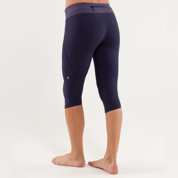 Lululemon Run: Excel Crop, NWT, SZ 2 - Picture 2 of 6